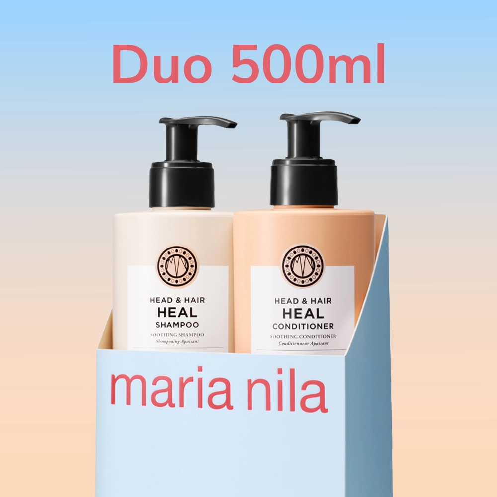 Maria Nila Duo 500ml kampanjpaket med schampo och balsam för salongskänsla hemma